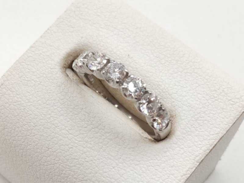 ダイヤモンド買取 リング K18WG ダイヤ0.79ct　 